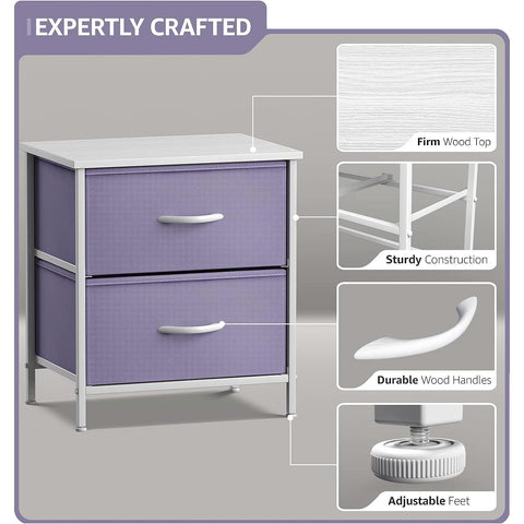 2 Drawer Display Nightstand 2 Drawer Display Nightstand