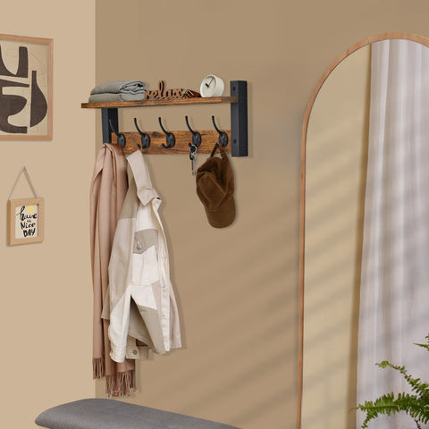 Coat Hooks Wall Mount Floating Shelf (Large & XL) Coat Hooks Wall Mount Floating Shelf (Large & XL)