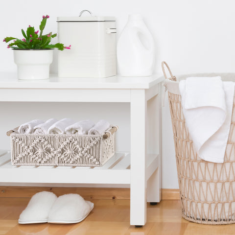 Macrame Boho Decor Baskets (3 Pc) Macrame Boho Decor Baskets (3 Pc)