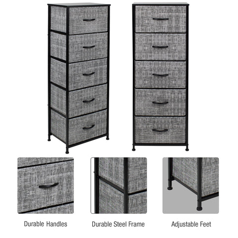 5 Drawer Tower Nightstand 5 Drawer Tower Nightstand