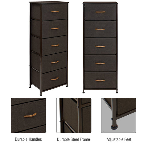 5 Drawer Tower Nightstand 5 Drawer Tower Nightstand