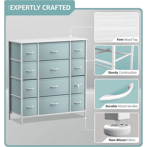 12 Drawer Wide Dresser 12 Drawer Wide Dresser