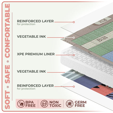 78" Safari Party Kids Foam Mat 78" Safari Party Kids Foam Mat