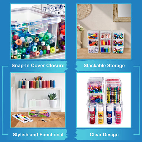 Variety Pack Hardware Storage Container Set (6 Pc) Variety Pack Hardware Storage Container Set (6 Pc)