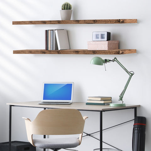 55-Inch Extra Long Floating Shelves (Set of 2) 55-Inch Extra Long Floating Shelves (Set of 2)