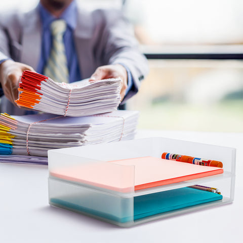 Plastic Paper Organizer (2 Pc) Plastic Paper Organizer (2 Pc)