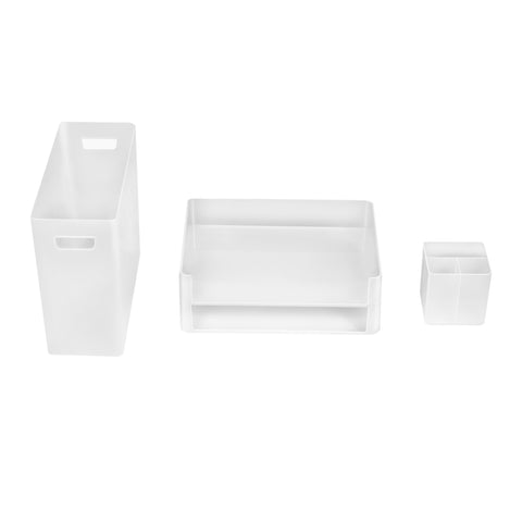 Plastic Desktop Organizer Set Plastic Desktop Organizer Set