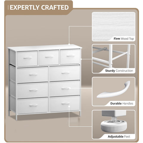 9 Drawer Wide Tall Dresser 9 Drawer Wide Tall Dresser