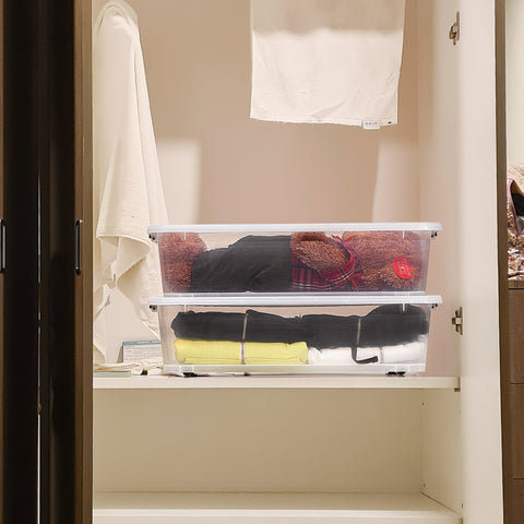 Underbed Bins with Lids (Set of 2) Underbed Bins with Lids (Set of 2)