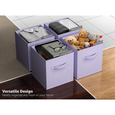 11" Cube Storage Bins (6 Pack Pastels) 11" Cube Storage Bins (6 Pack Pastels)