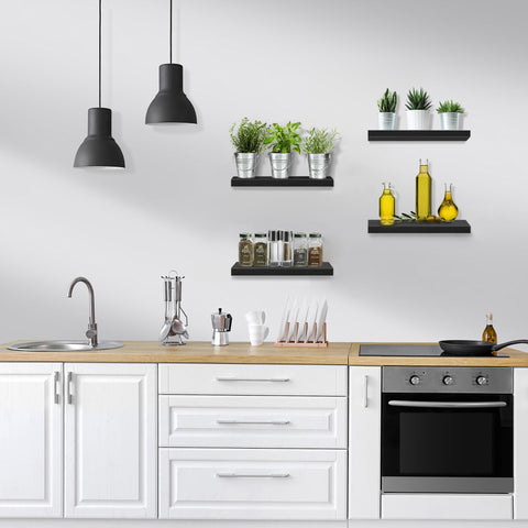 Wall Mounted Bookshelf (4 Pack) Wall Mounted Bookshelf (4 Pack)