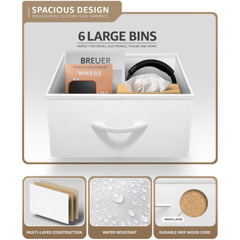 6 Drawer Tall Dresser 6 Drawer Tall Dresser