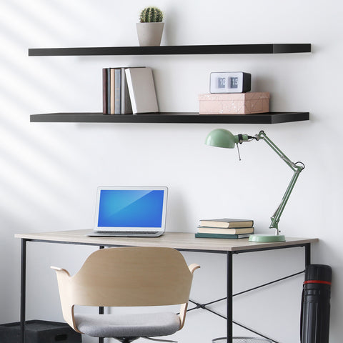 55-Inch Extra Long Floating Shelves (Set of 2) 55-Inch Extra Long Floating Shelves (Set of 2)