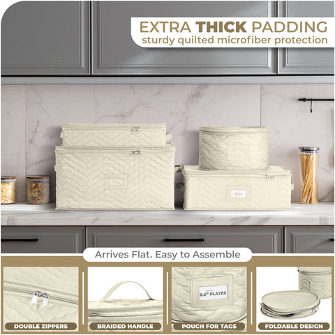 Dinnerware Quilted Storage Set (8 Pc) Dinnerware Quilted Storage Set (8 Pc)