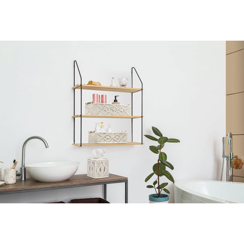 Macrame Boho Decor Baskets (3 Pc) Macrame Boho Decor Baskets (3 Pc)