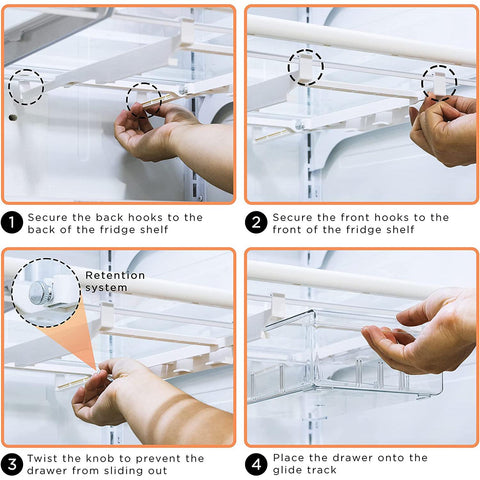 Attachable Pull Out Fridge Drawer Attachable Pull Out Fridge Drawer