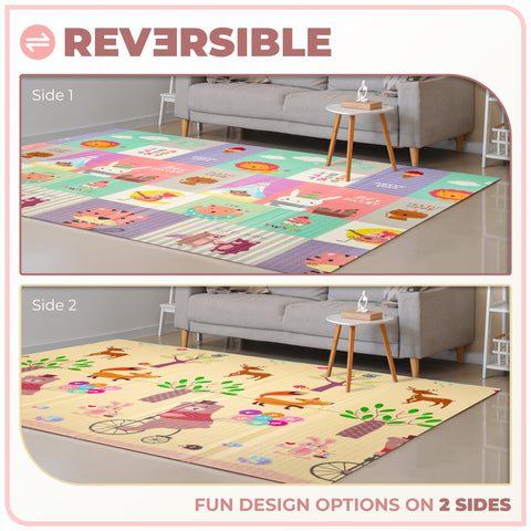 78" Safari Party Kids Foam Mat 78" Safari Party Kids Foam Mat