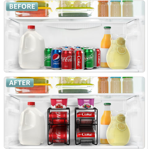 Soda Can Beverage Dispenser Rack (2 Pack) Soda Can Beverage Dispenser Rack (2 Pack)