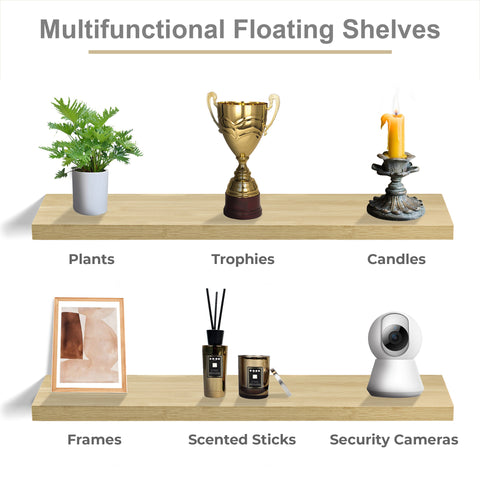 Long Floating Shelves (2 Pack) Long Floating Shelves (2 Pack)