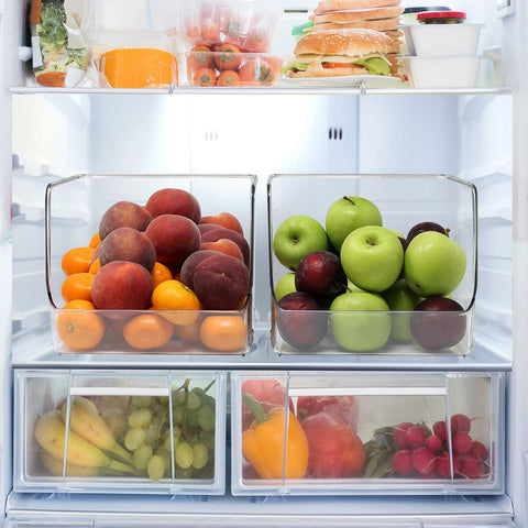 Clear Open Storage Bins (4 Pack) Clear Open Storage Bins (4 Pack)