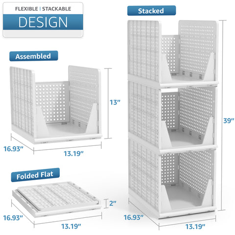 Stackable Shelf Organizer (Set of 3) Stackable Shelf Organizer (Set of 3)