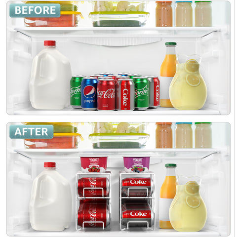 Soda Can Beverage Dispenser Rack (2 Pack) Soda Can Beverage Dispenser Rack (2 Pack)