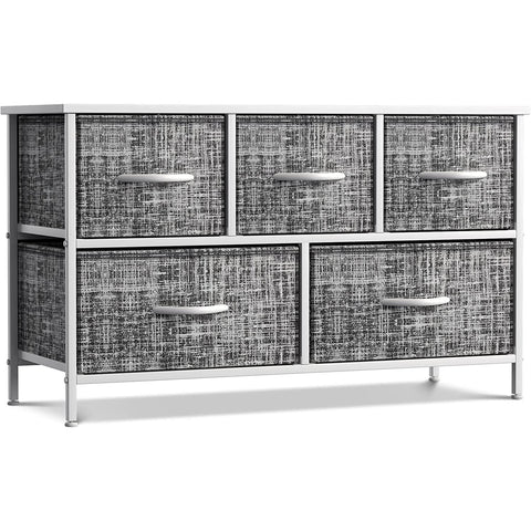 5 Drawer Wide Short Dresser 5 Drawer Wide Short Dresser