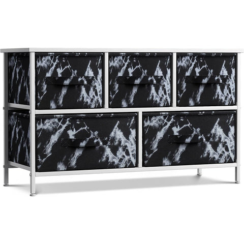 5 Drawer Wide Short Dresser 5 Drawer Wide Short Dresser
