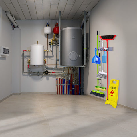 Broom and Mop Storage Organizer Broom and Mop Storage Organizer