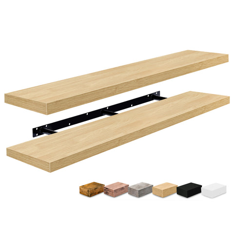 55-Inch Extra Long Floating Shelves (Set of 2) 55-Inch Extra Long Floating Shelves (Set of 2)