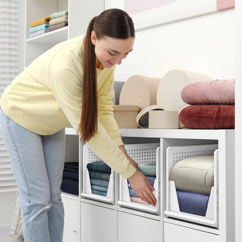 Stackable Shelf Organizer (Set of 3) Stackable Shelf Organizer (Set of 3)