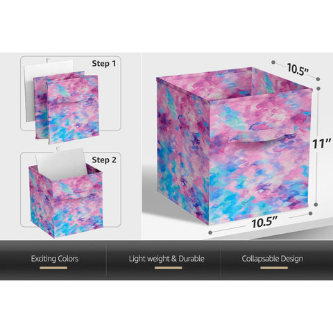 Storage Cube Bins - Pastel Variety Pack (Set of 6)