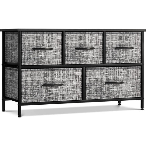 5 Drawer Wide Short Dresser 5 Drawer Wide Short Dresser