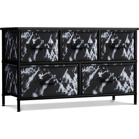 5 Drawer Wide Short Dresser 5 Drawer Wide Short Dresser
