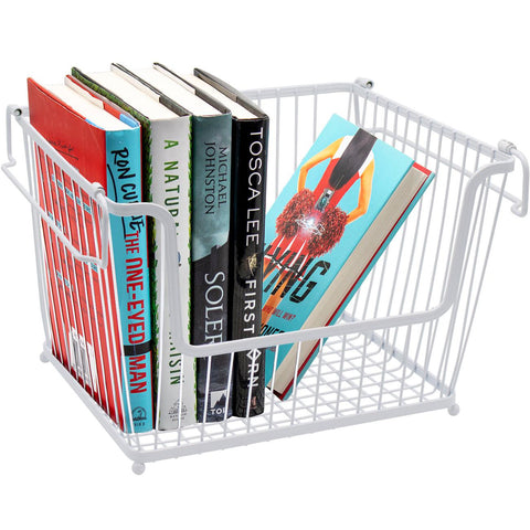 Farmhouse Wire Scoop Basket Bins (3 Pack) Farmhouse Wire Scoop Basket Bins (3 Pack)
