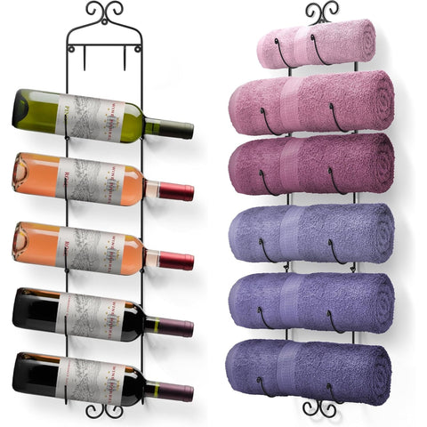 Wall Mounted Towel Rack (6 Tier) Wall Mounted Towel Rack (6 Tier)