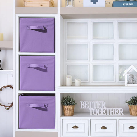 11" Cube Storage Bins (6 Pack Pastels) 11" Cube Storage Bins (6 Pack Pastels)