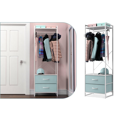 2 Drawer Clothing Rack Storage 2 Drawer Clothing Rack Storage