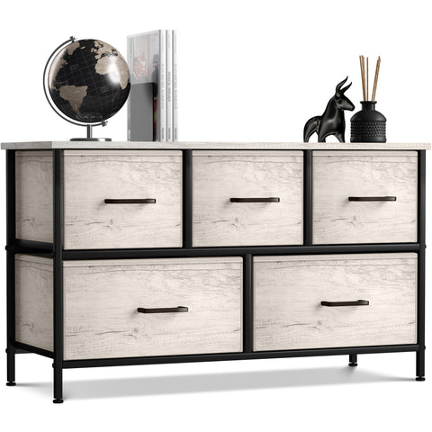 5 Drawer Wide Short Dresser 5 Drawer Wide Short Dresser