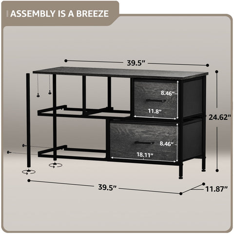 5 Drawer Wide Short Dresser 5 Drawer Wide Short Dresser