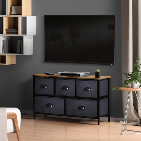 5 Drawer Wide Short Dresser 5 Drawer Wide Short Dresser