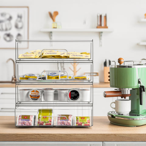 Acrylic Organizer Storage Drawers (4 Drawer) Acrylic Organizer Storage Drawers (4 Drawer)