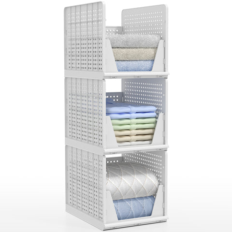 Stackable Shelf Organizer (Set of 3) Stackable Shelf Organizer (Set of 3)