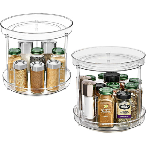 Lazy Susan Turntable Bins (2 Pack) Lazy Susan Turntable Bins (2 Pack)
