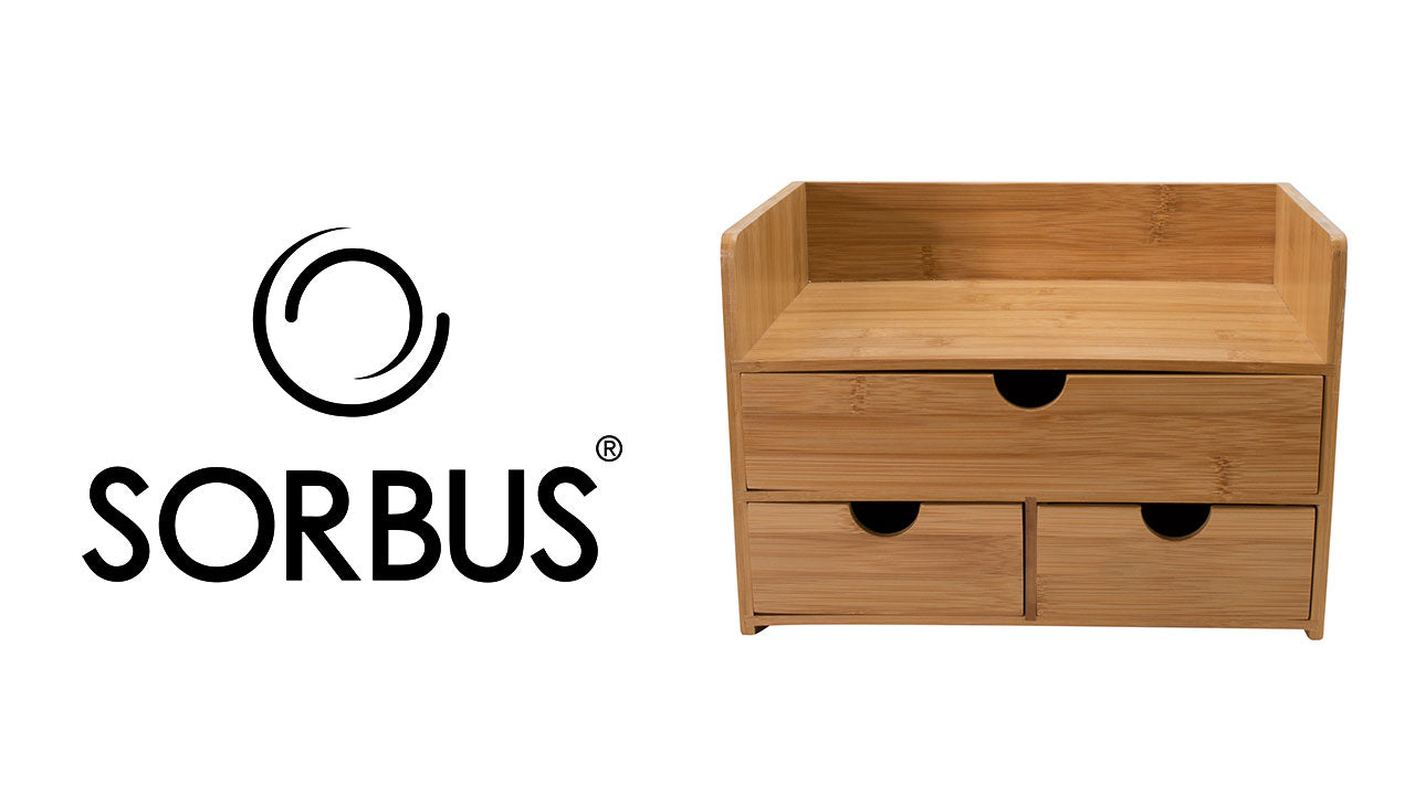 Bamboo Desk Organizer (3 Tier)