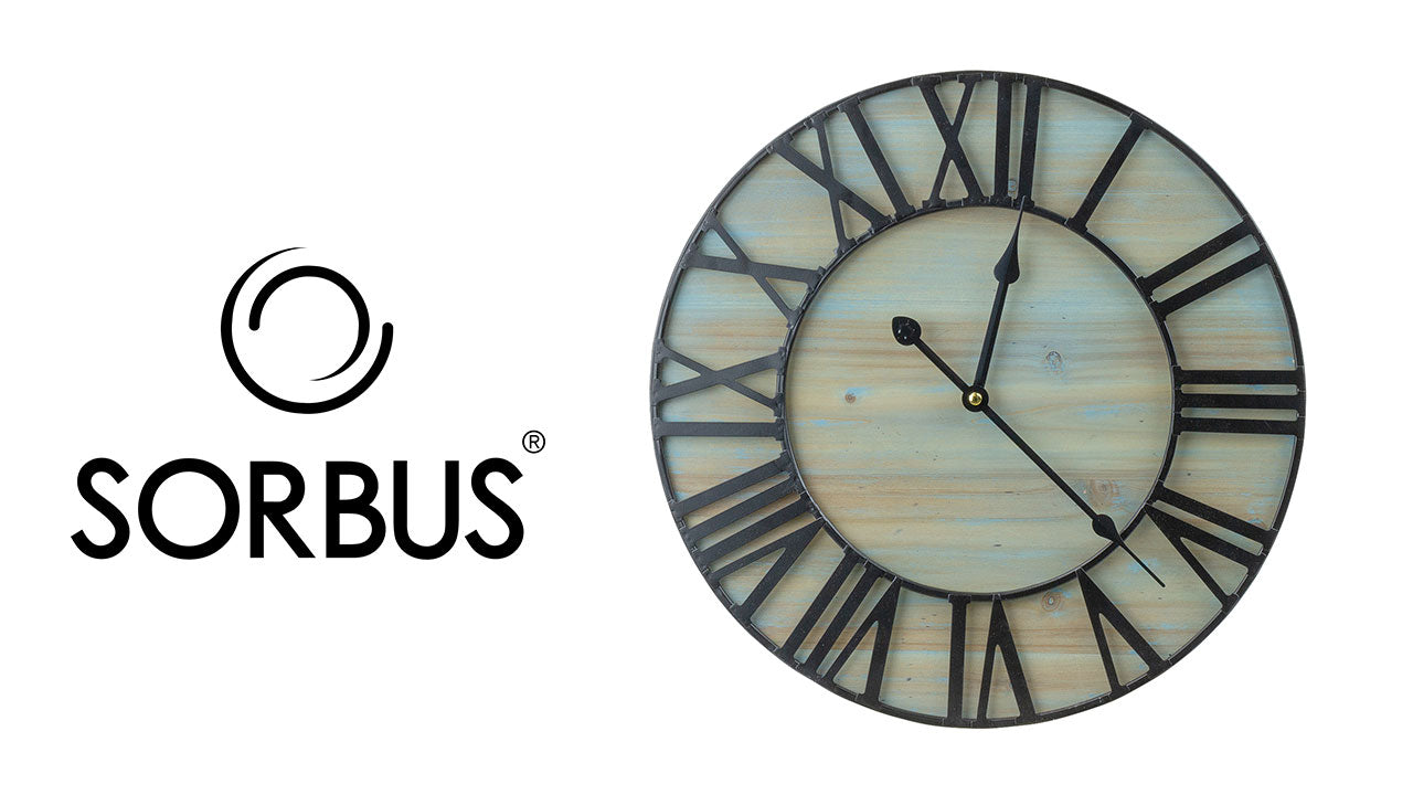 16" Coastal Wall Clock (Roman)