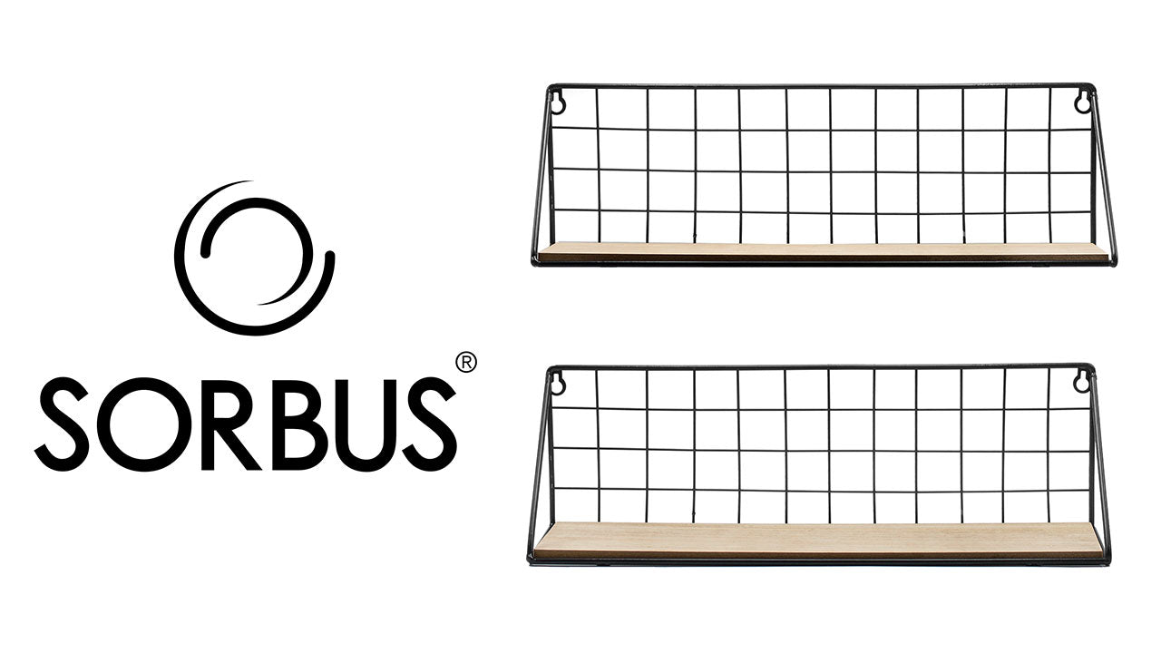 Floating Shelves Metal (Set of 2)