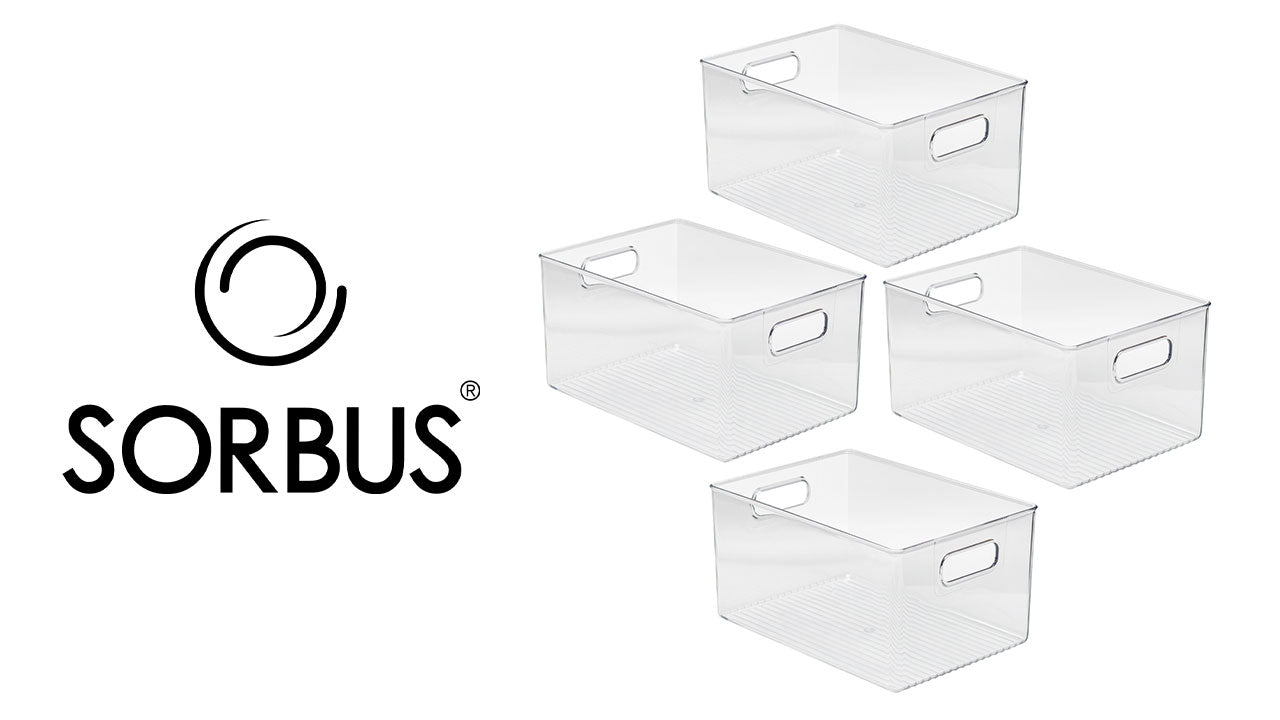 Storage Bins with Handles Set (Large)