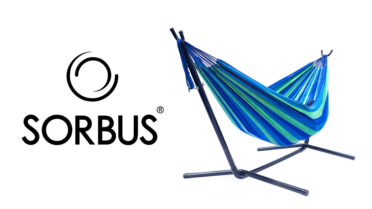 Double Hammock with Steel Stand