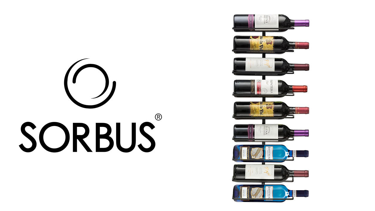 9 Bottle Wall Mounted Wine Rack